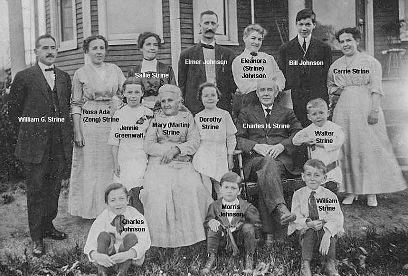 Charles H. Strine family